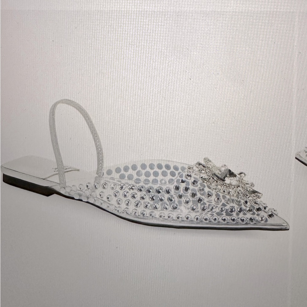 Jeffrey Campbell Latira Crystal flat size 8M NWOT